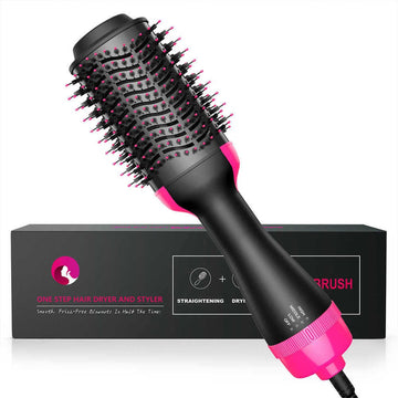 Hot Air Brush 3-in-1 – Hair Dryer, Straightener & Volumizer